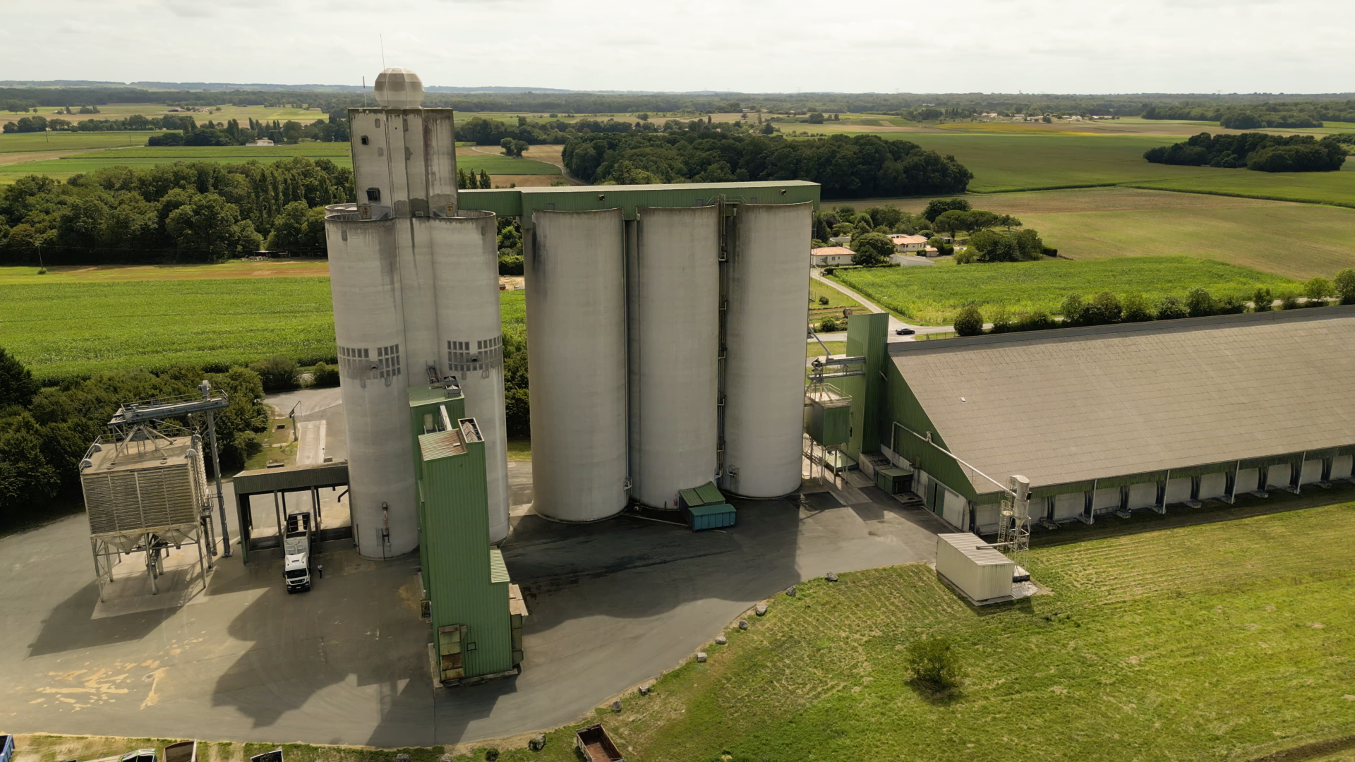 Photo d'un silo à grain